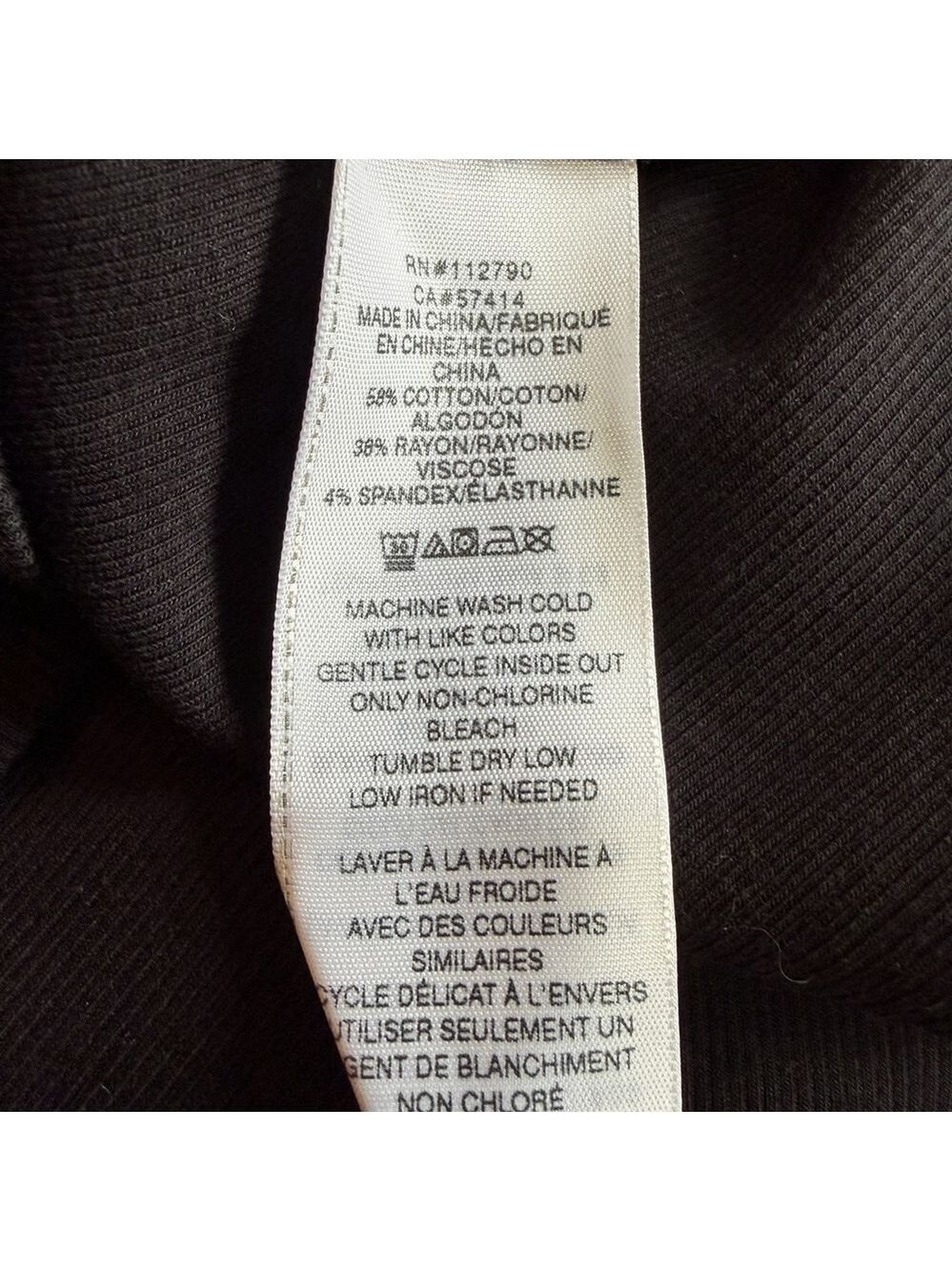 NWOT True Religion Ribbed Crystal Horseshoe Black Dress - Size Medium ✨ - Picture 8 of 8